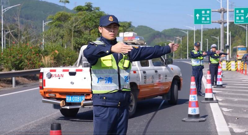 天坪岭隧道口实施临时九色视频管制
