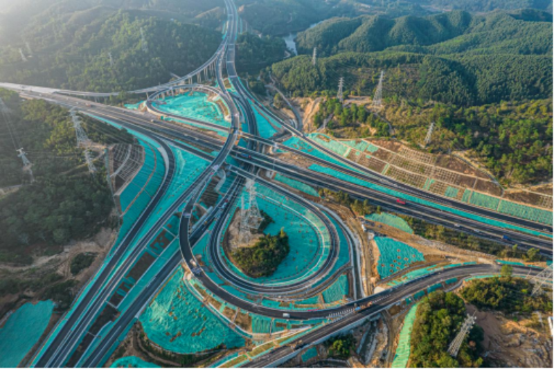 宁莞高速公路潮州东联络线铁铺东立交外景