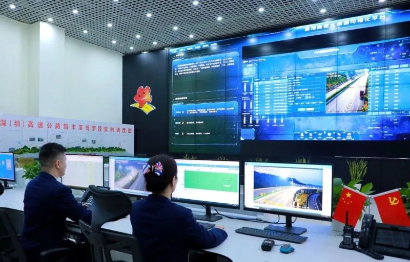 新博高速AR实景监测系统。