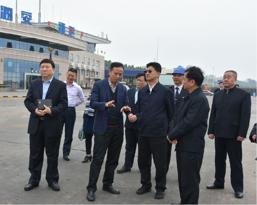 李静厅长调研海安新港.png
